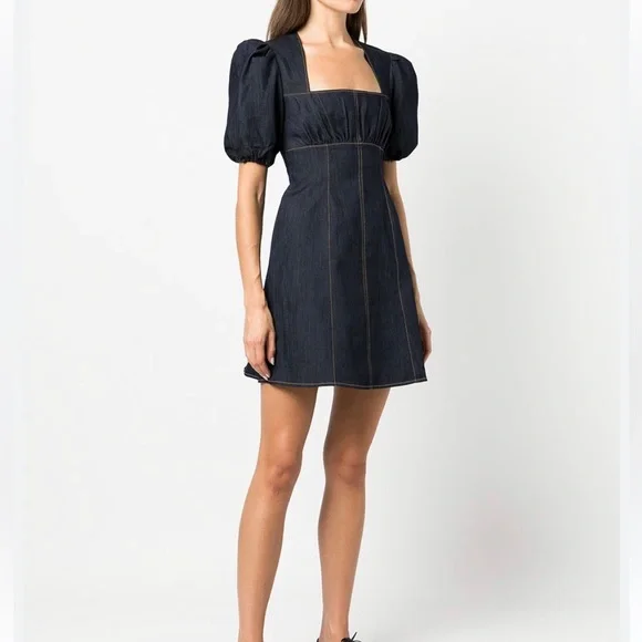 cinq a sept denim dress Petal Mindie Jean Dress main image 1